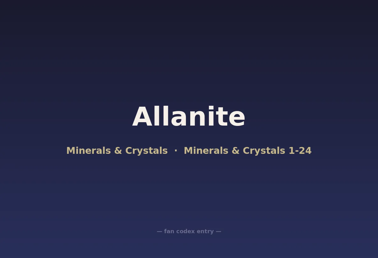 Allanite