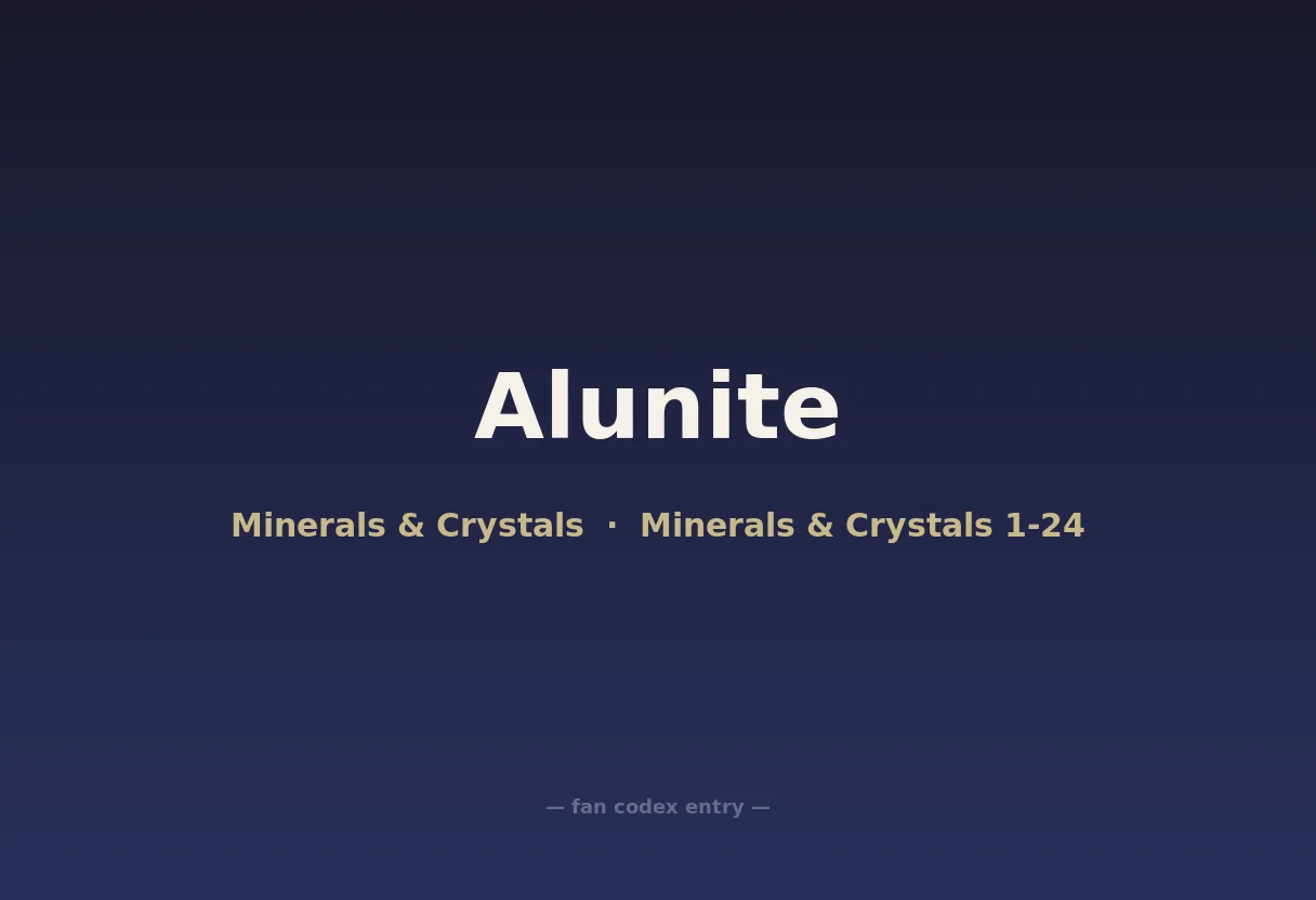 Alunite
