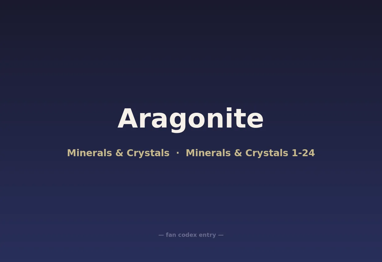 Aragonite