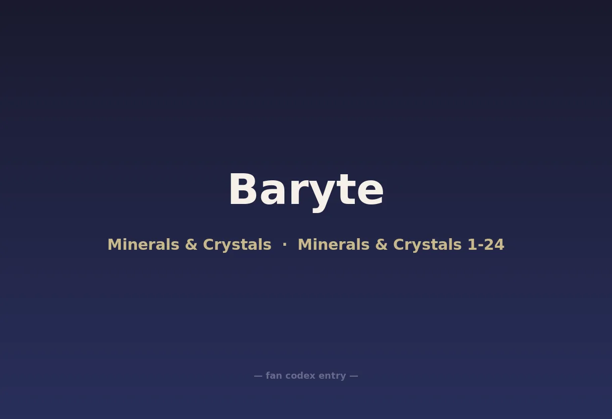 Baryte