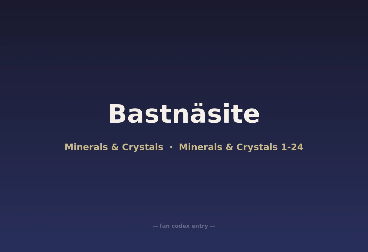 Bastnäsite