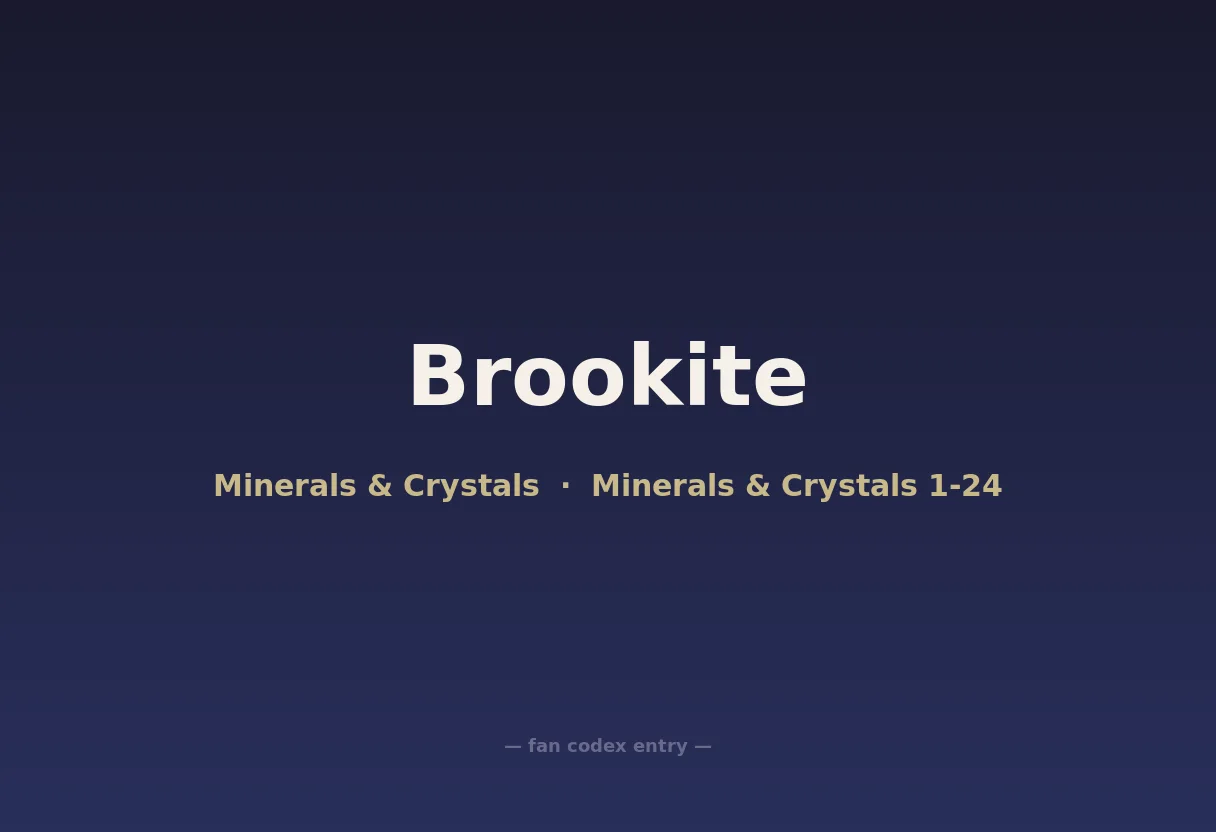 Brookite
