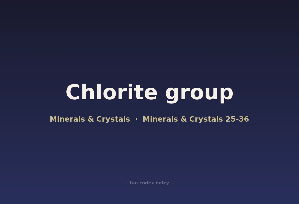 Chlorite group