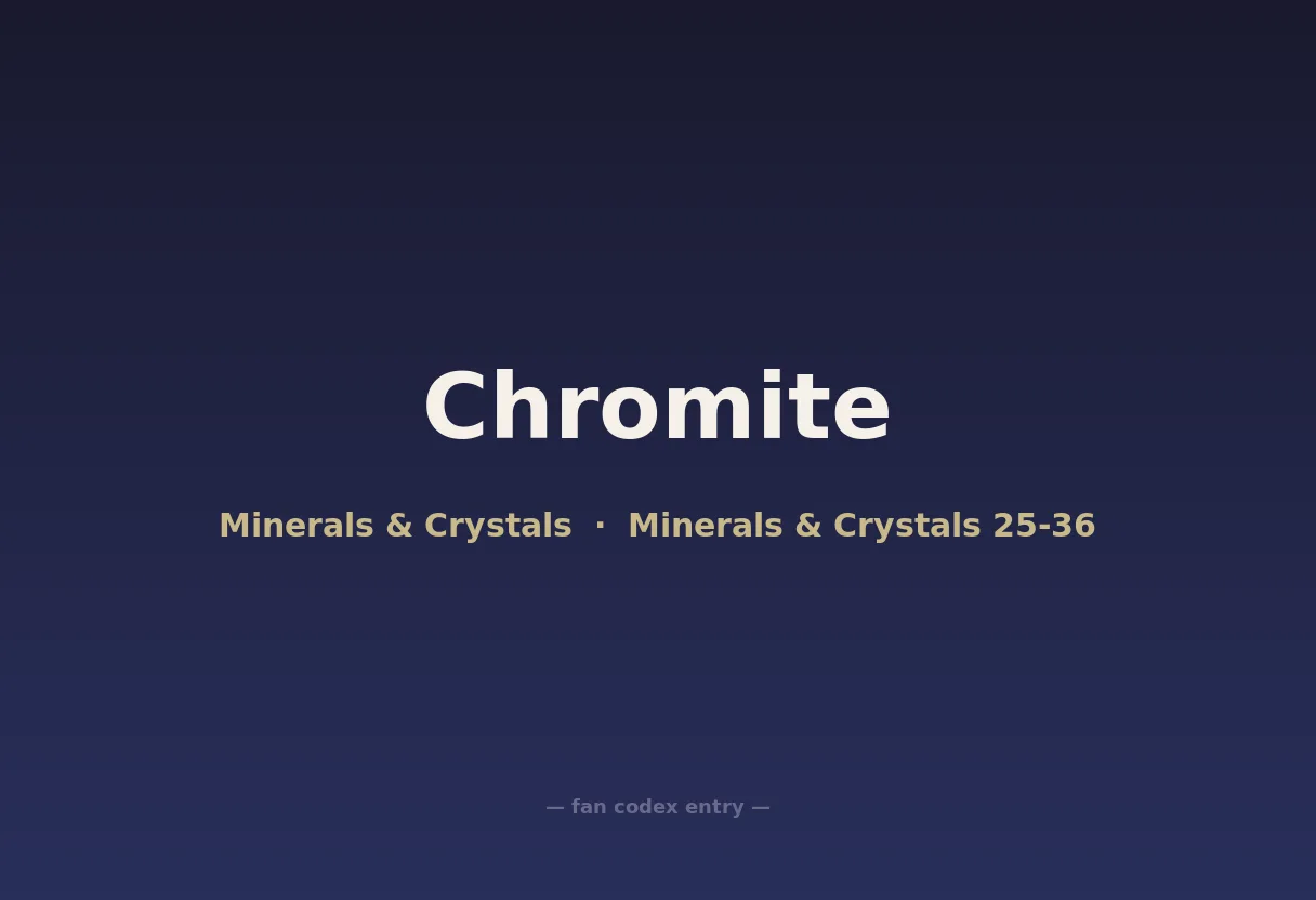 Chromite