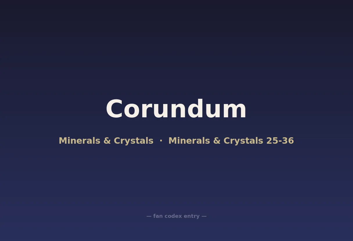 Corundum